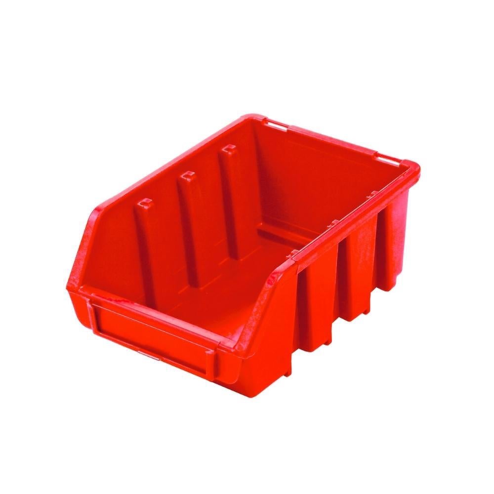 PROREGAL SuperSaver Set 5x Opbergdoos 2 HxBxD 7,5 x 11,6 x 16,1 cm Polypropyleen Rood