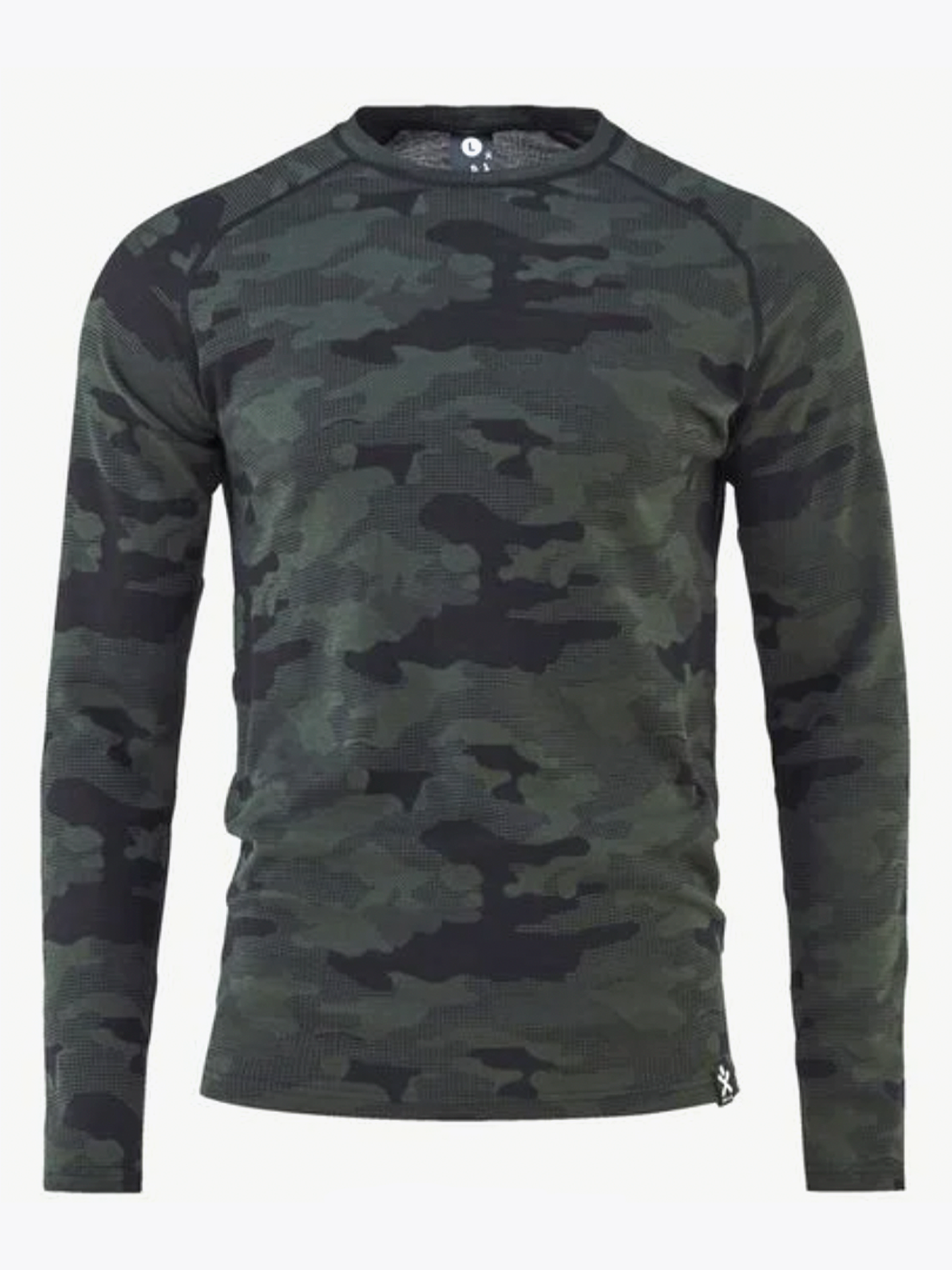 Camo Merino Wool Crew