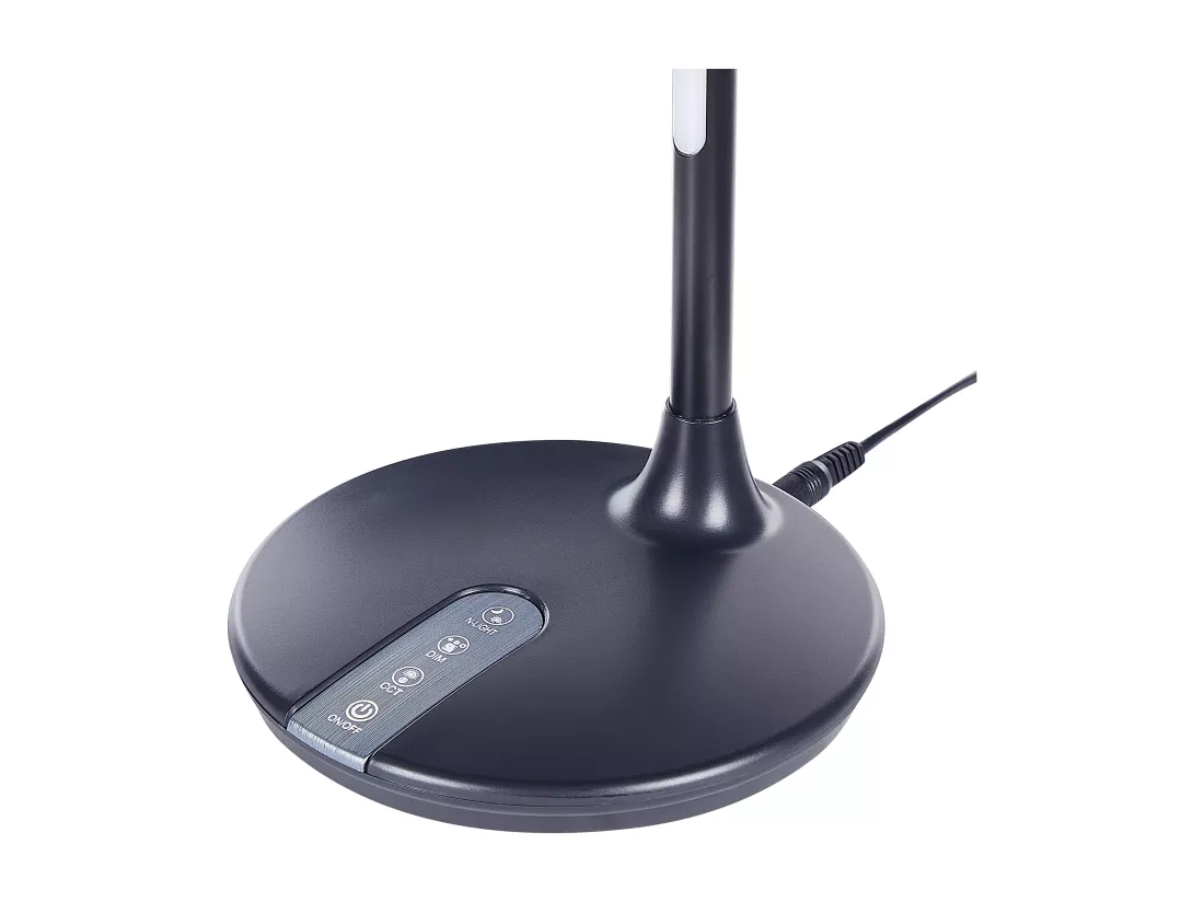 Lampe de bureau LED DRACO Avec variateur Métal Noir