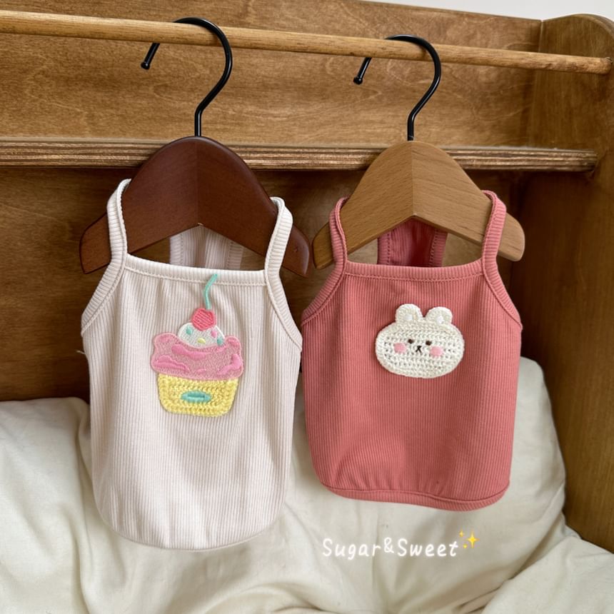 tanvtim - Animal Applique Pet Top (Verschillende ontwerpen)