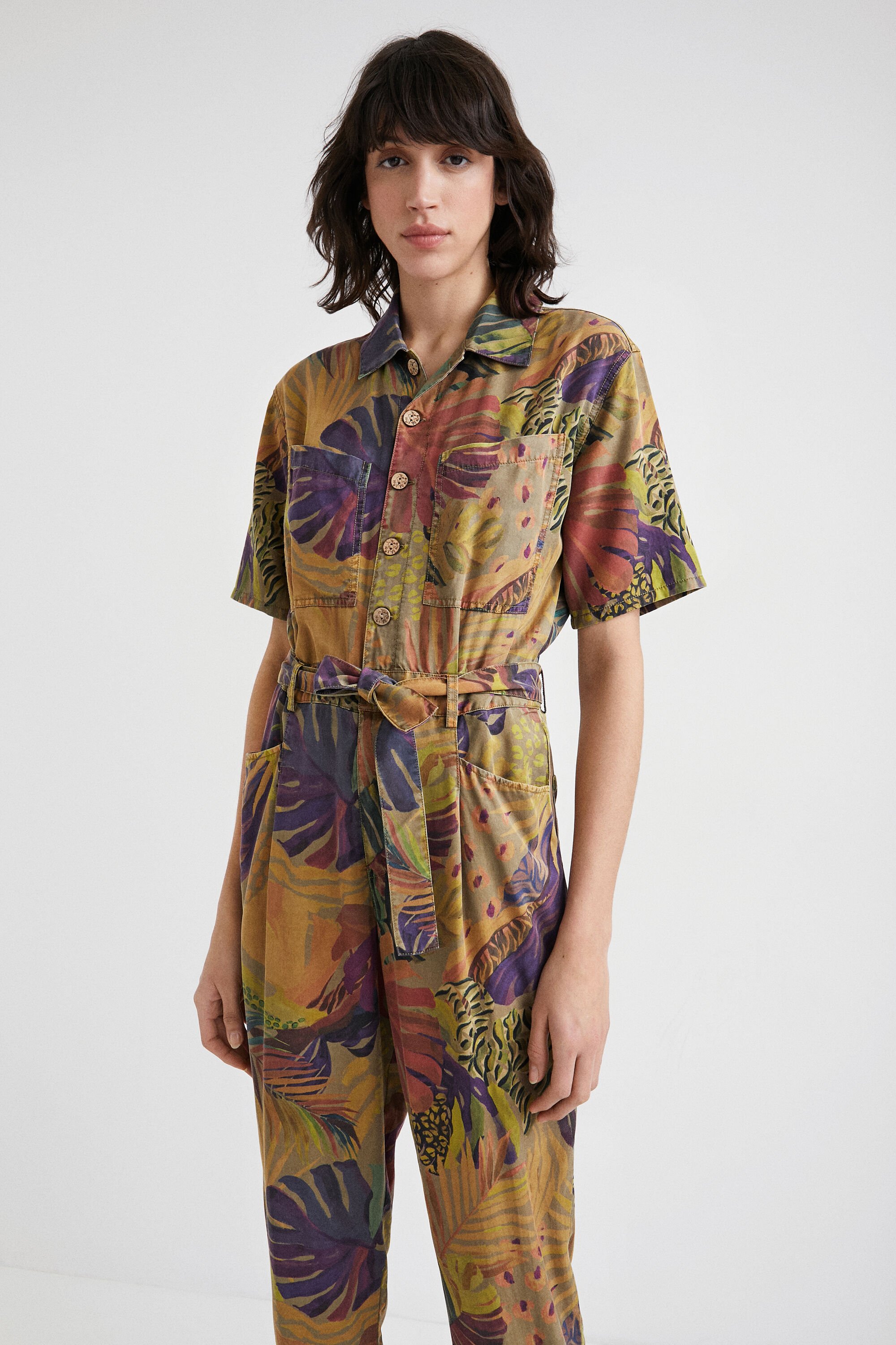 Combinaison camouflage floral