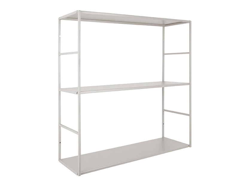 present time - Wandrek Level - Metaal Mat Warm Grijs - 60x16x45cm