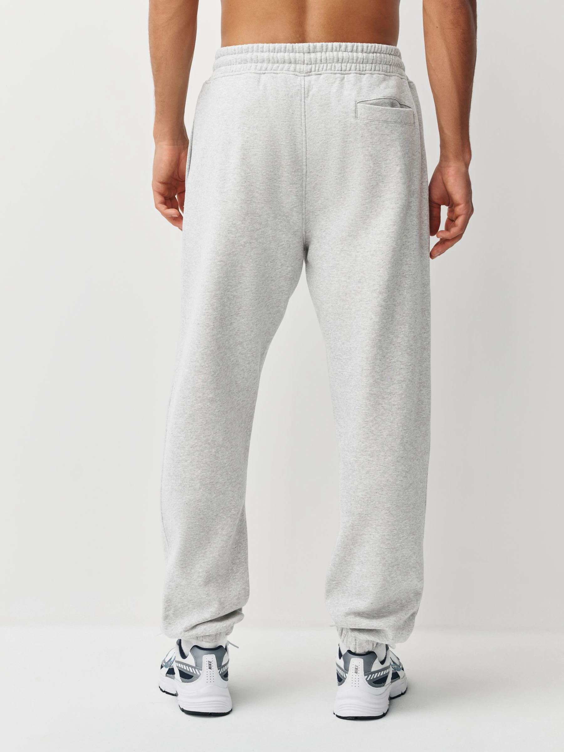 Grijs - Relaxed fit - Katoenrijke Jersey Joggingbroeken