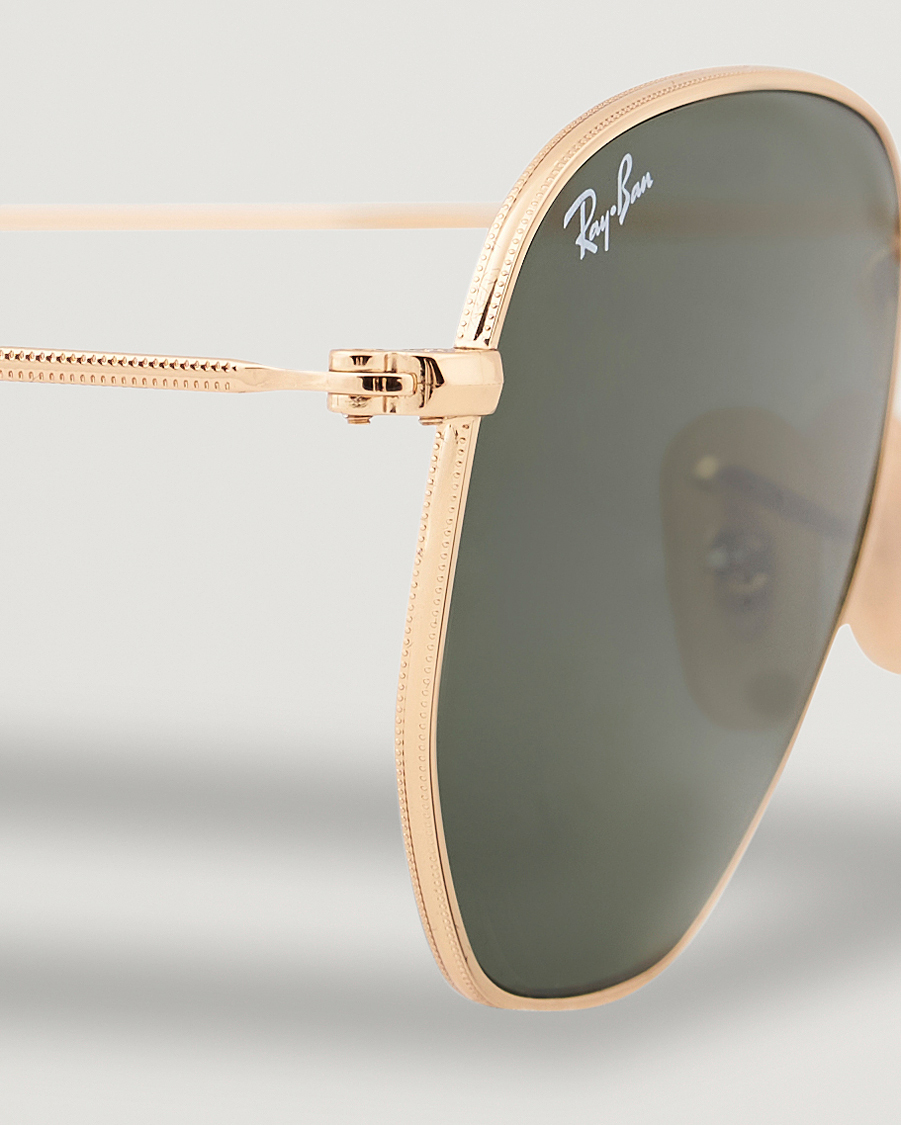 Ray-Ban 0RB3548N Hexagonal Sunglasses Gold/Green