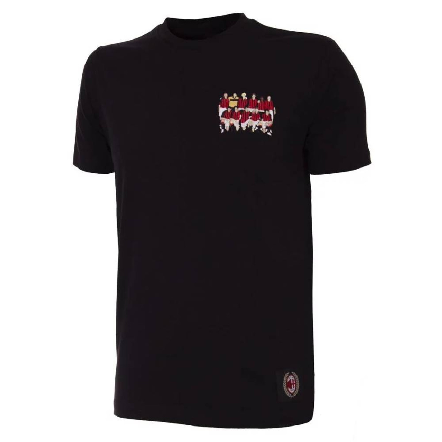 COPA AC Milan Coppa 2003 Team Embroidery T-Shirt Zwart