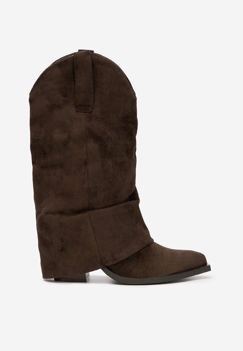 Bottes à talon brunes Wandia