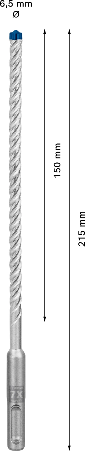 Bosch 2608900164 EXPERT Hamerboor SDS plus-7X - 6.5x150x215mm (10st)