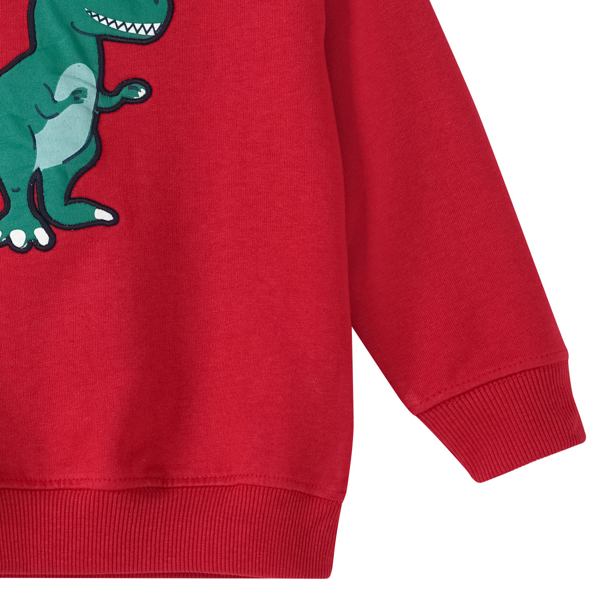 Topolino Jungen Sweatshirt mit Dino-Applikation dunkelrot