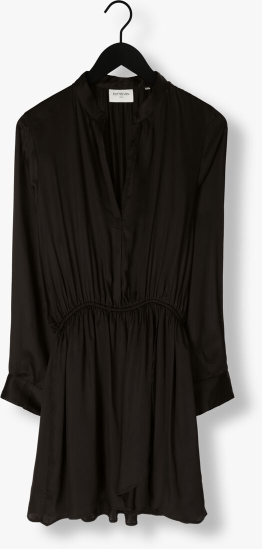 EST\\'SEVEN zwarte est'seven mini jurk est&rsquo;journee dress bambu