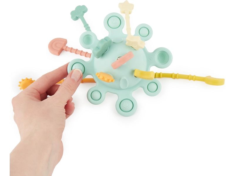 bieco Silikon Activity Planet Eucalyptus Aktivitätsspielzeug