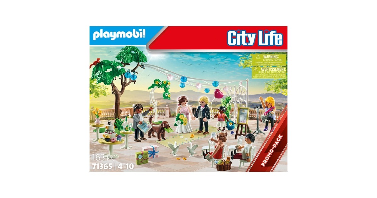 PLAYMOBILCity Life - Huwelijksfeest Constructiespeelgoed  (71365)