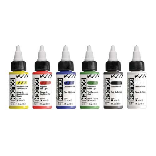 GOLDEN High Flow Acrylfarbe Intro-Set