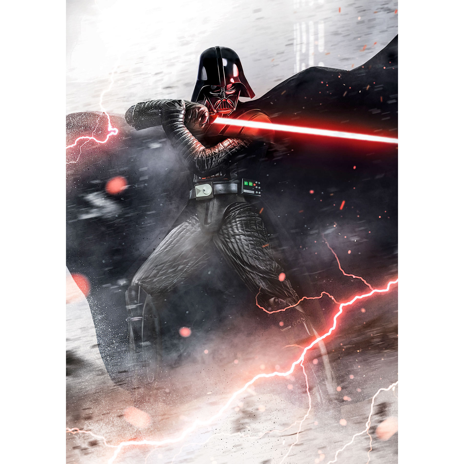 Vlies-Fototapete STAR WARS VADER DARK FORCES - 200x280 cm