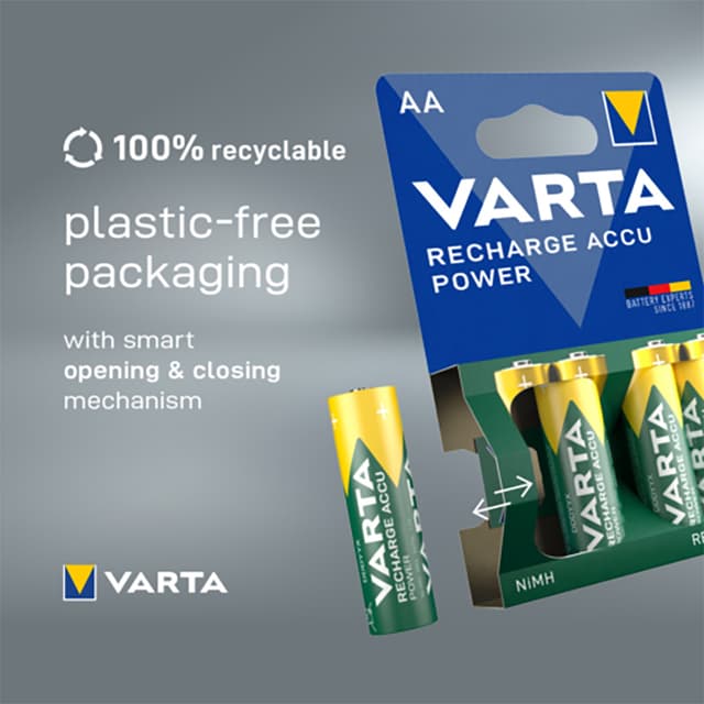 Varta Power 2600mAh AA-batterier (4-pak)
