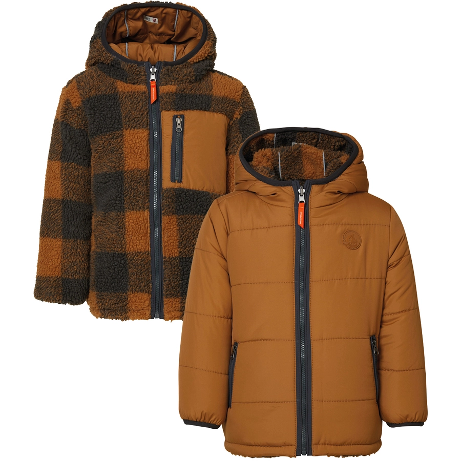 Noppies Winter jacke Ward - Reversible Chipmunk