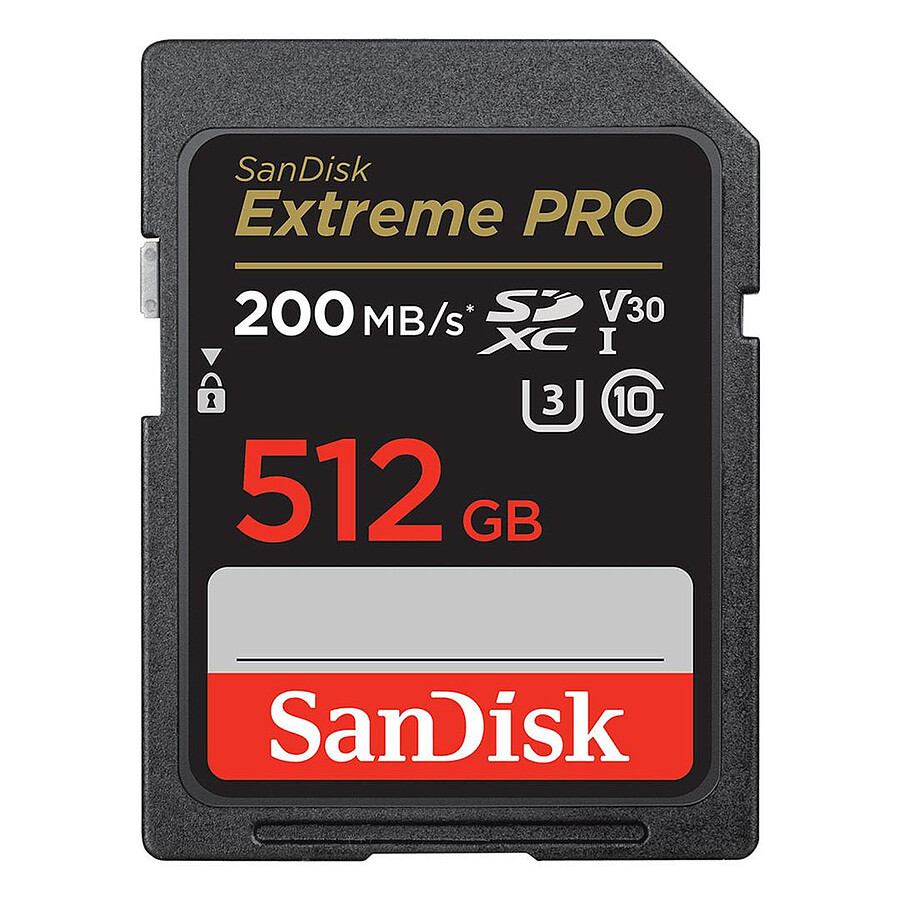 SanDisk Extreme Pro SDHC UHS-I  512 Go (SDSDXXD-512G-GN4IN)