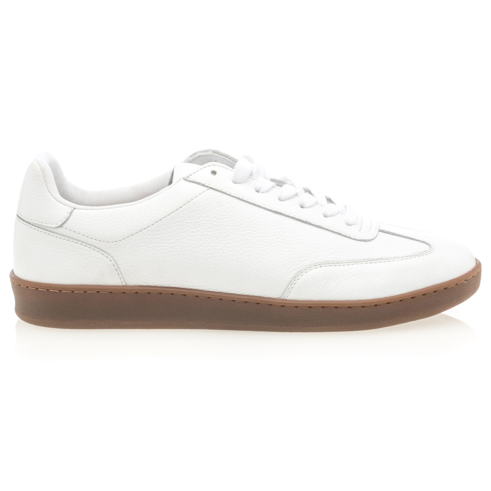 Baskets basses Homme en cuir blanc