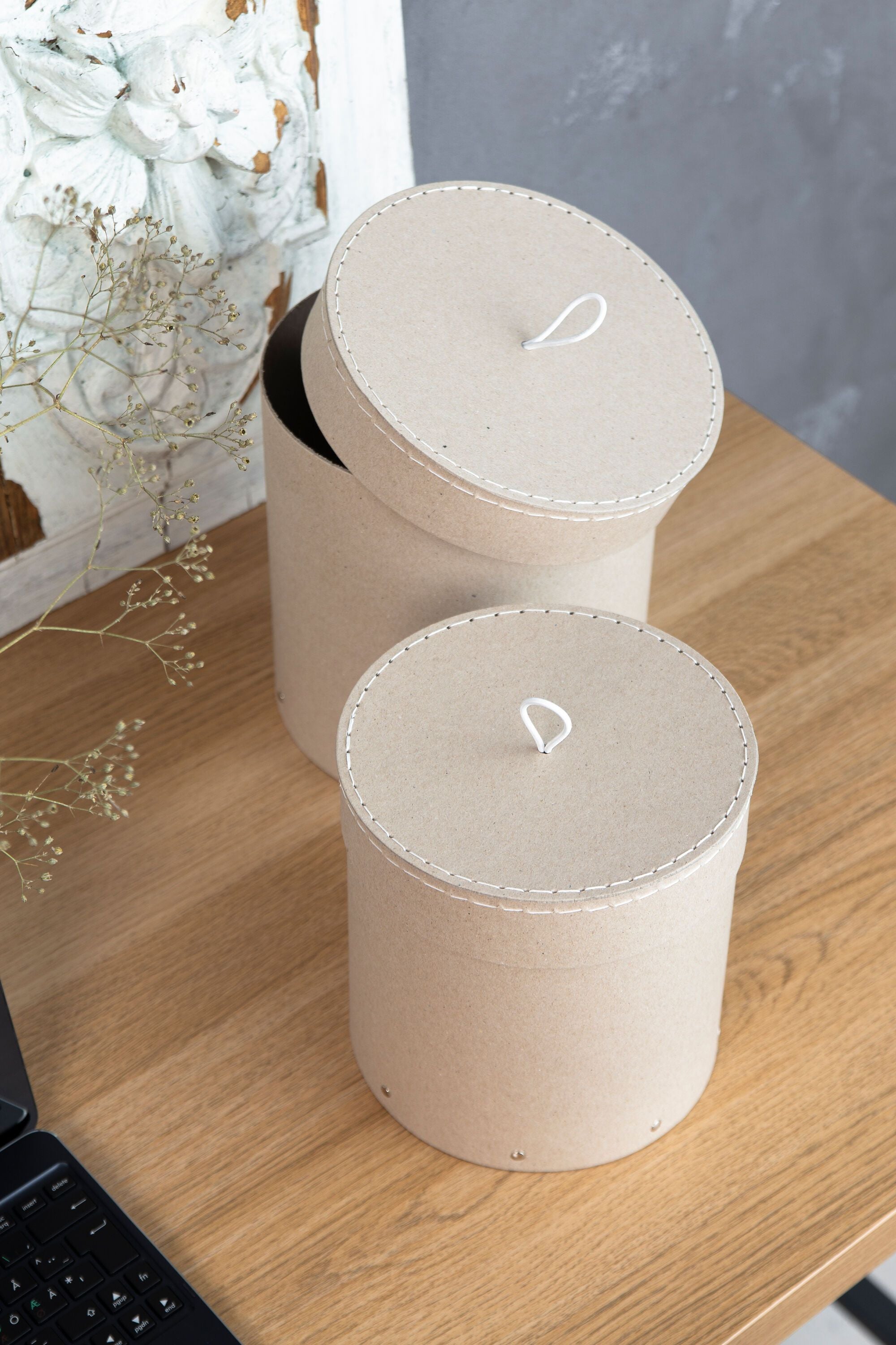 BIGSO Aufbewahrungsbox - Natur / H: 19.5 cm