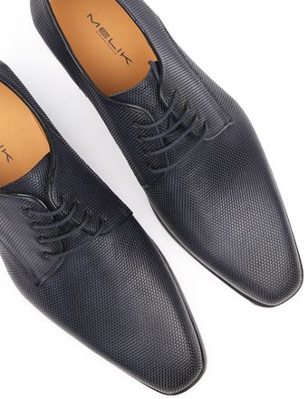 Melik Schoen Derby Wannio Navy 7674-01-352 NV kopen