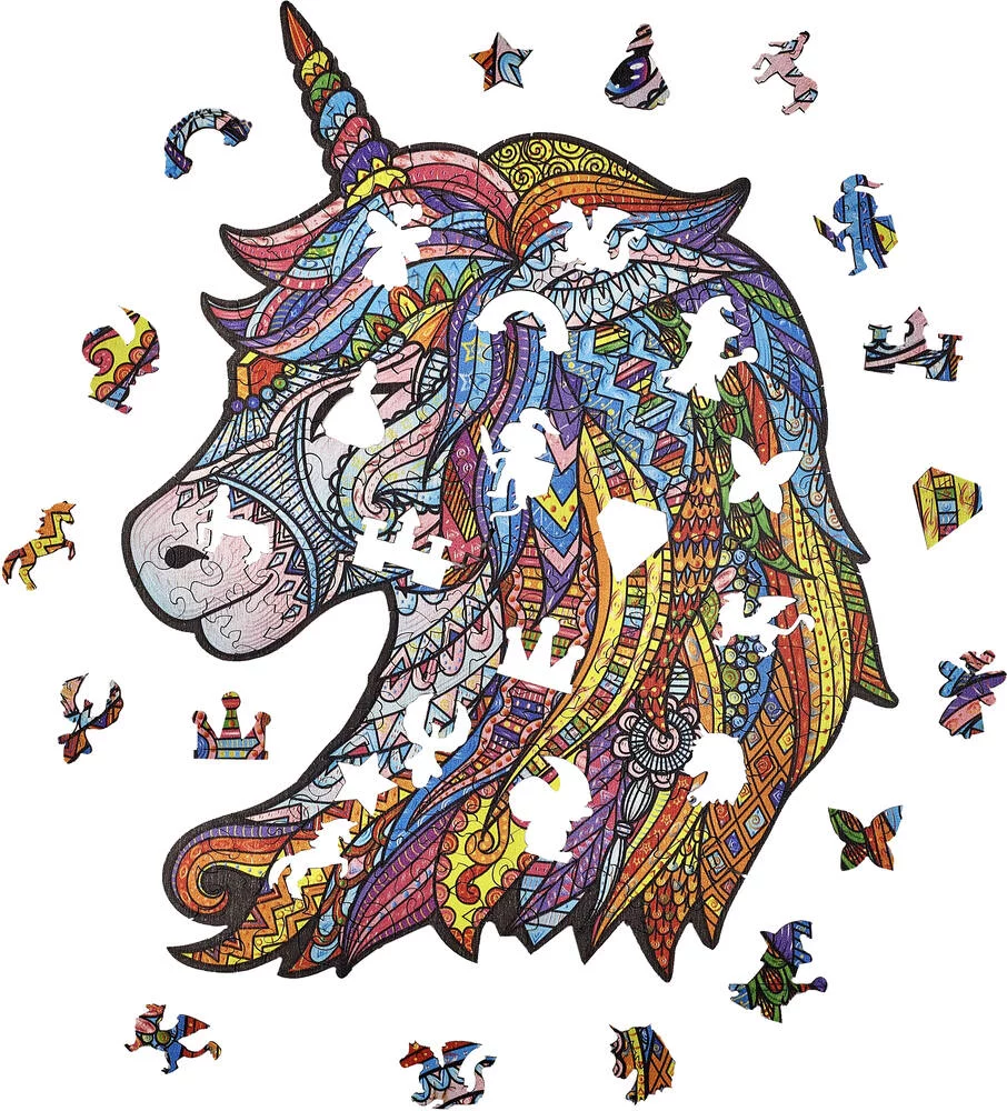 LA LICORNE FEERIQUE - PUZZLE EN BOIS