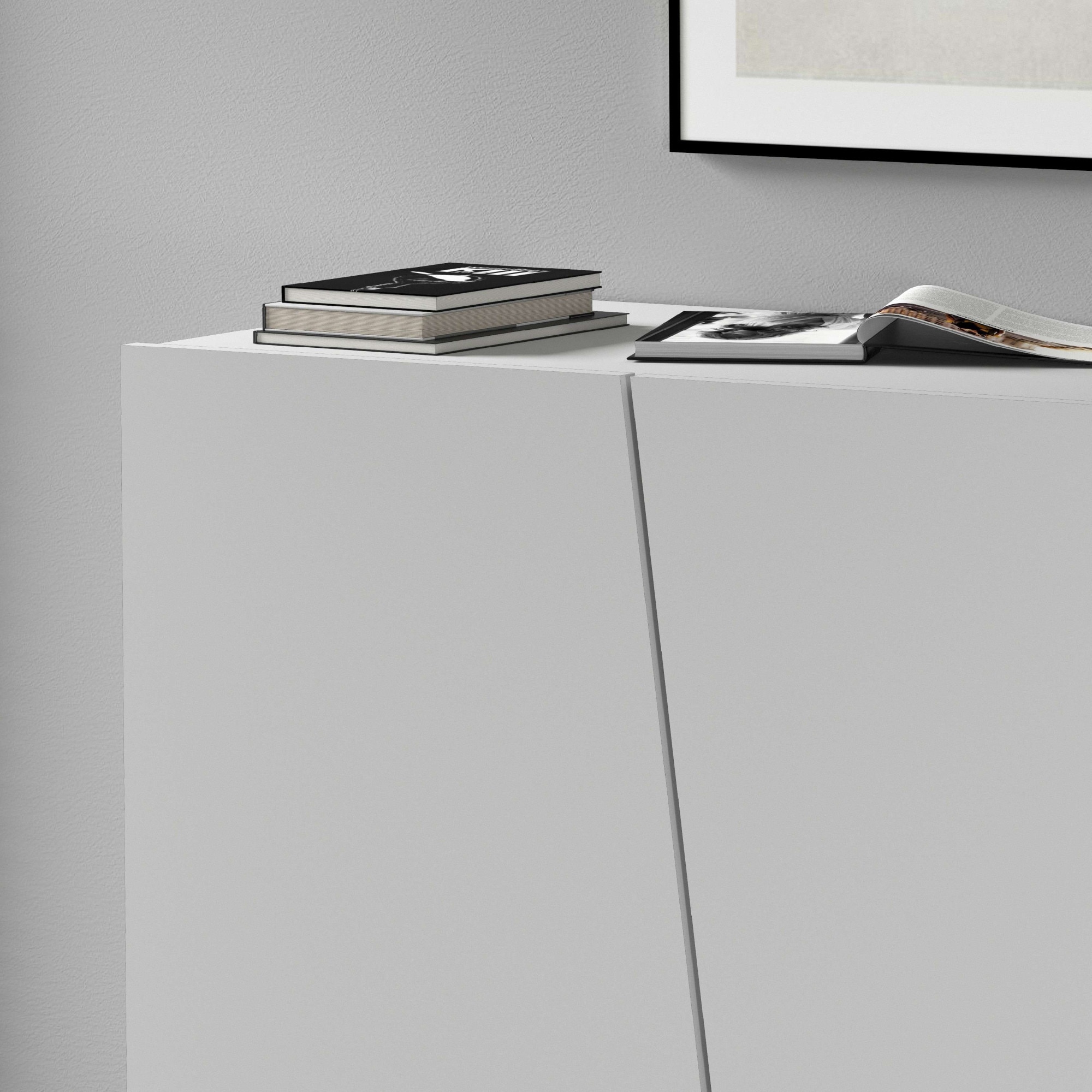 INOSIGN Aktenschrank »Vega, Mehrzweckschrank, Büroschrank, mit 2 Türen« & verstellbaren Einlegeböden, Höhe 86 oder 166 cm, Made in Italy