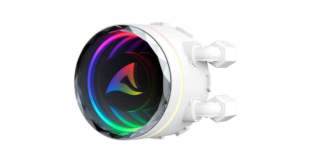 SharkoonS90 RGB White waterkoeling  (Wit, 4-pins PWM fan-connector)
