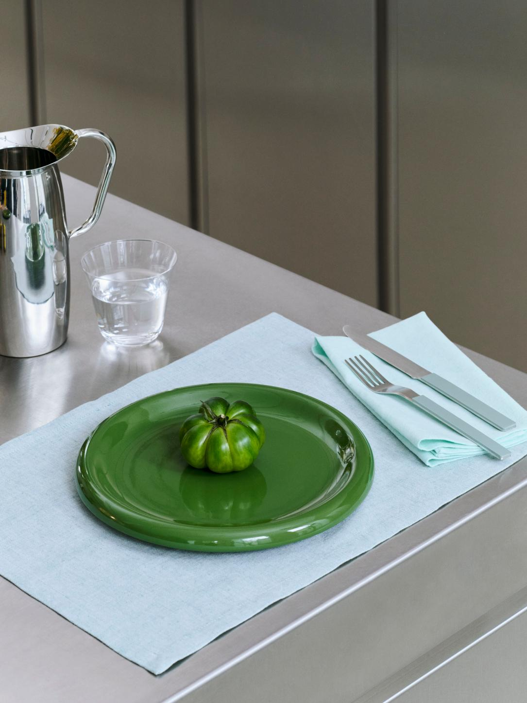 Servet/Placemat Tavolo soft blue - set van 4