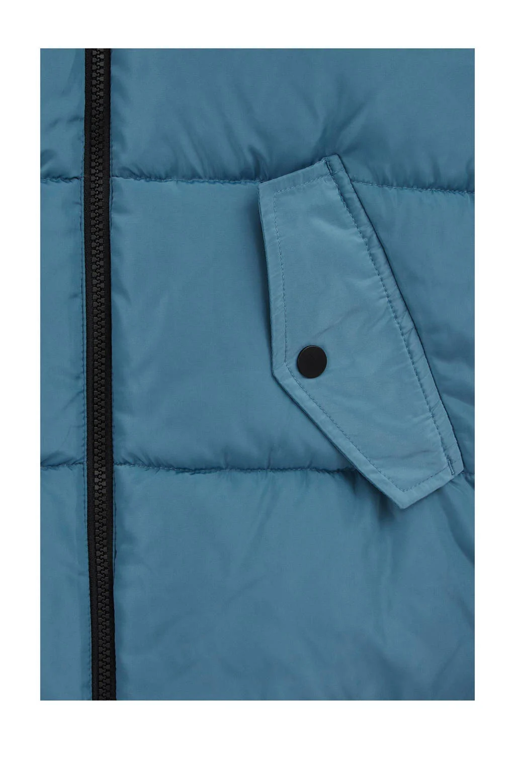 WE Fashion gewatteerde winterjas blauw