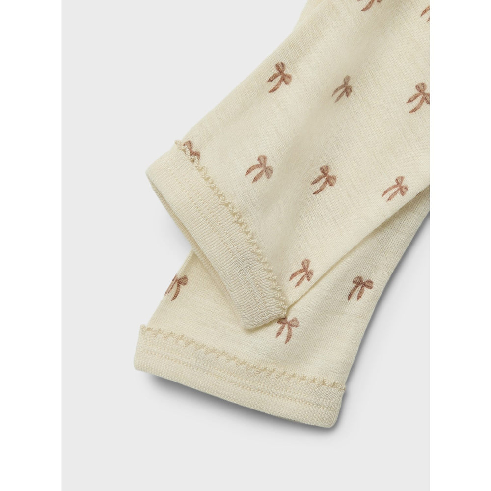Køb Lil'Atelier Turtledove Melange Nmfnalu Wo/Mo Slim Leggings Lil