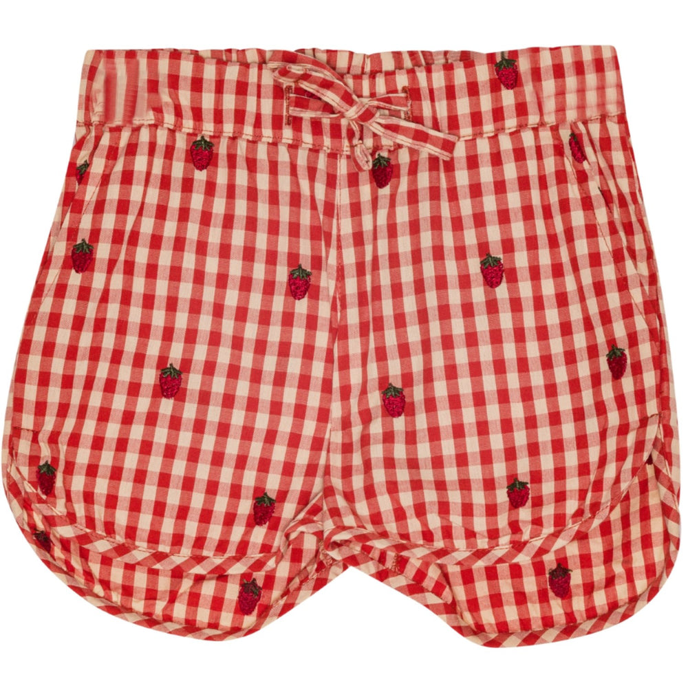 Køb Flöss Berry Gingham Molly Shorts