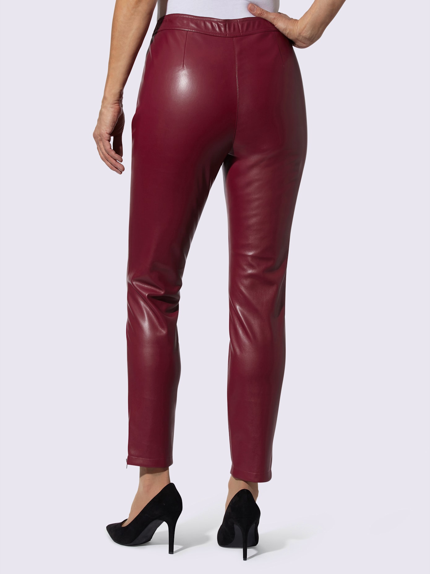 Pantalon en imitation cuir imitation cuir souple