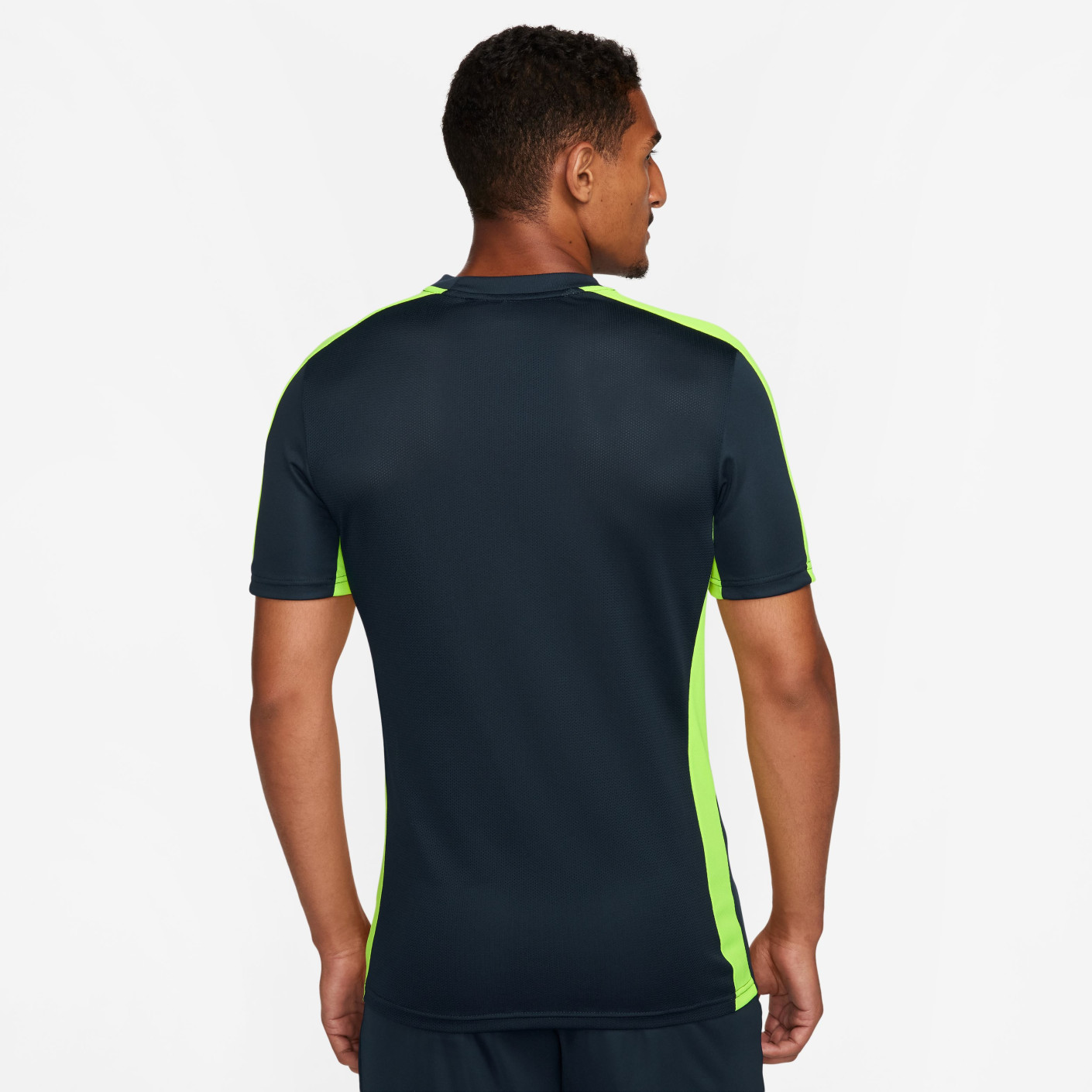 Nike Dri-FIT Academy 23 Trainingsshirt Donkerblauw Geel Wit