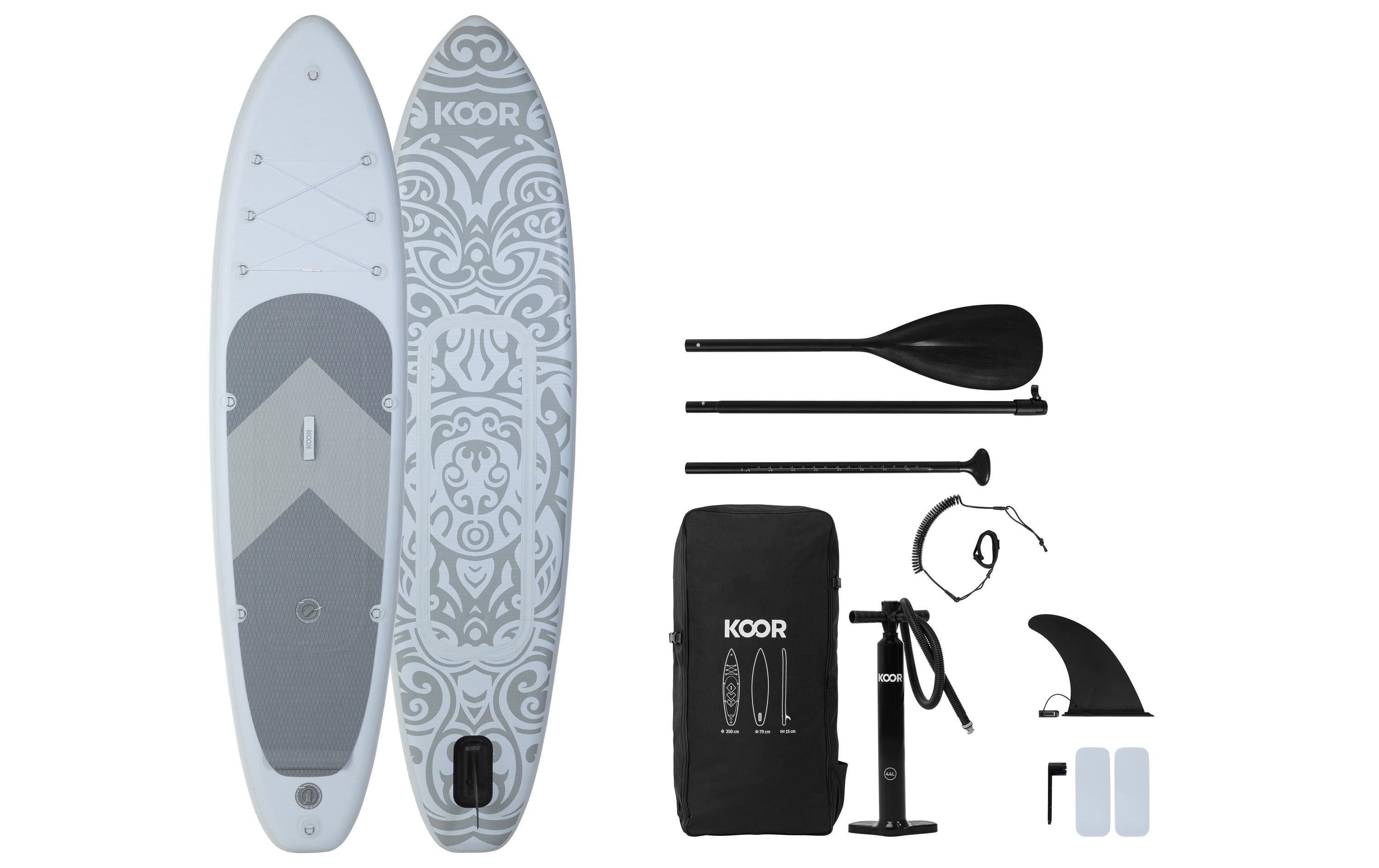 SUP Board Nuusa Allround 10'6 mit Doppelkammersystem<br>Grossvolumiges, standsicheres Allround Stand-up-Paddling-Board mit Doppelkammersystem