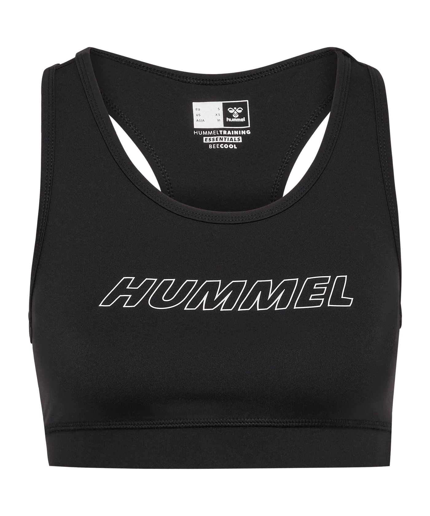Hummel Te Fundamental Sport-BH Damen Schwarz F2114