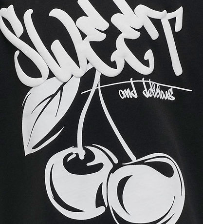 Kids Only T-shirt - KogCilla - Blåck/Sweet