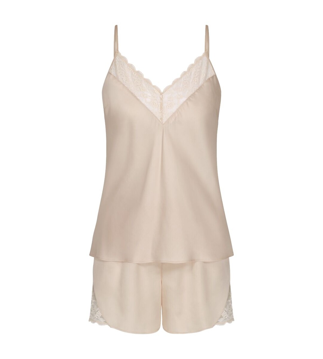 TRIUNFO<br>Shorts de pijama de cetim Wild Azalea Florale