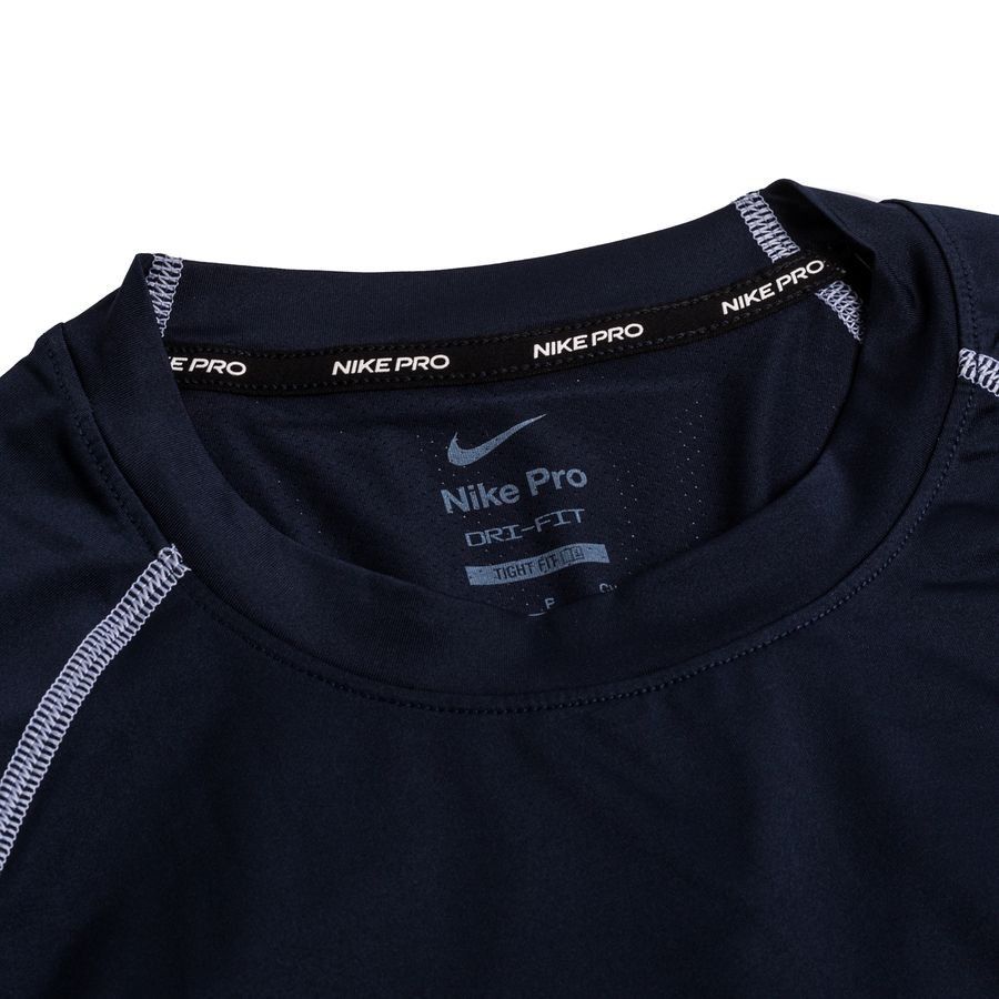Nike Pro Top Dri-FIT - Bleu Foncé/Violet Manches Longues