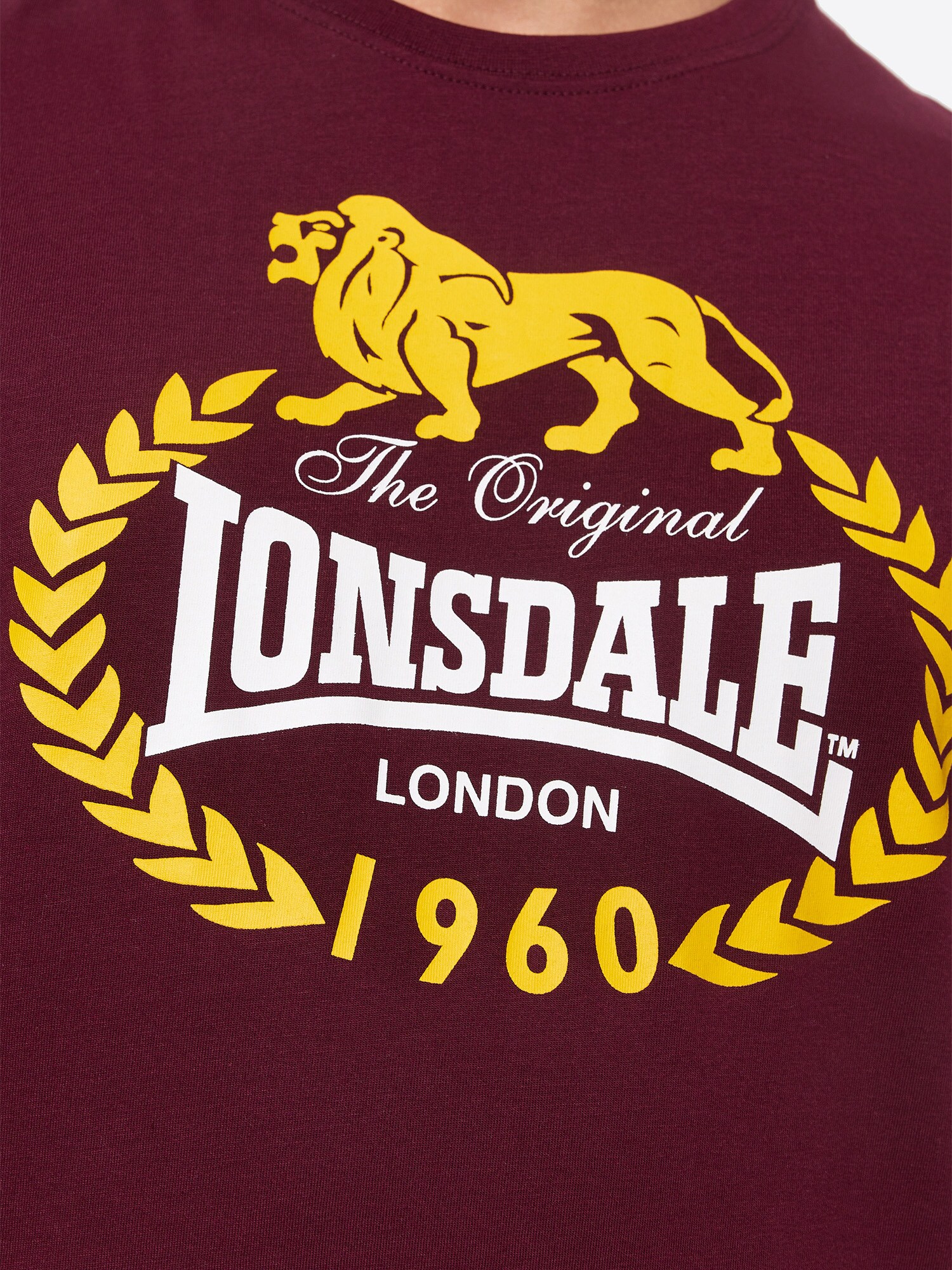 Lonsdale Herren T-Shirt normale Passform Doppelpack ECCLAW