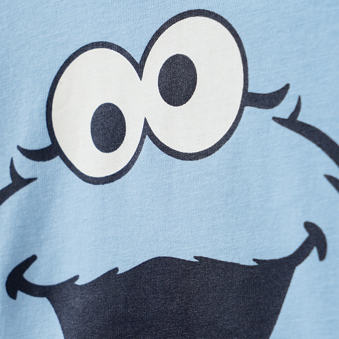 Topomini Sesamstraße Langarmshirt mit Print hellblau
