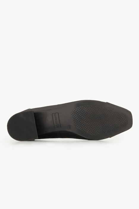 Caprice Leder-Pumps, Lackspitze, Wechselfußbett, Weite H
