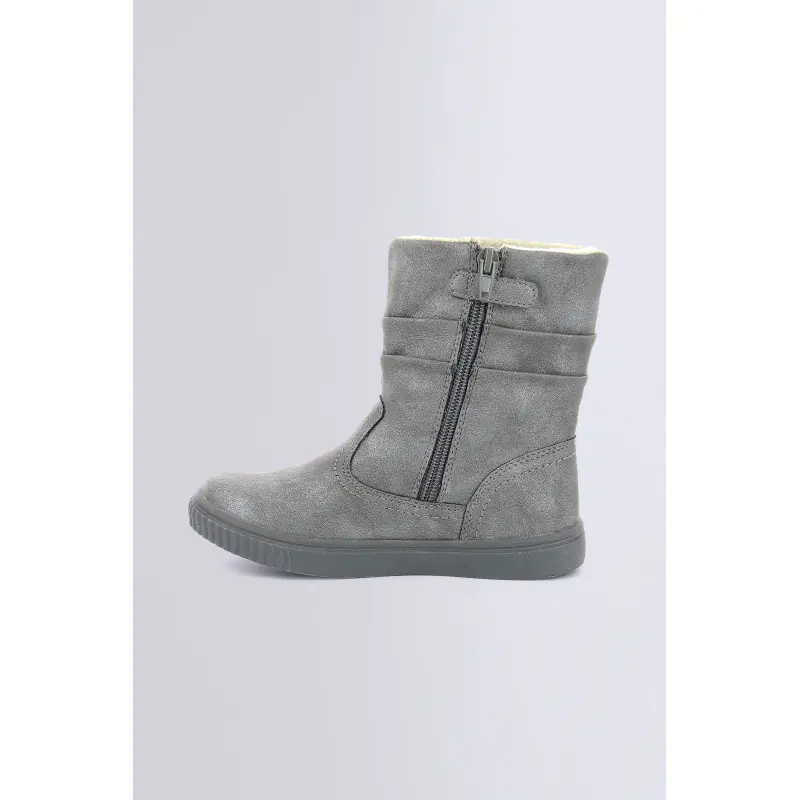 RUMBY GRIS BRILLANT BOOTS Fourrure  Fille