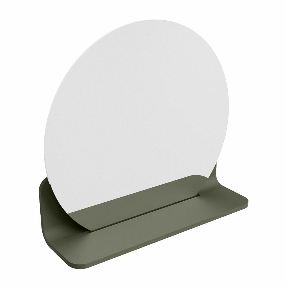 Mondiaz Spot spiegel rond Ø40cm met planchet army