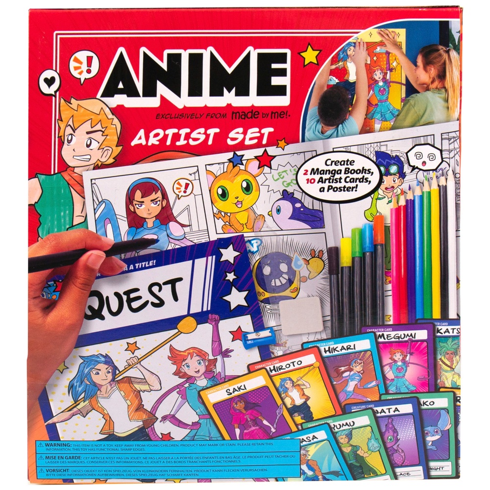 Ich habe das Anime-Künstlerset selbst erstellt