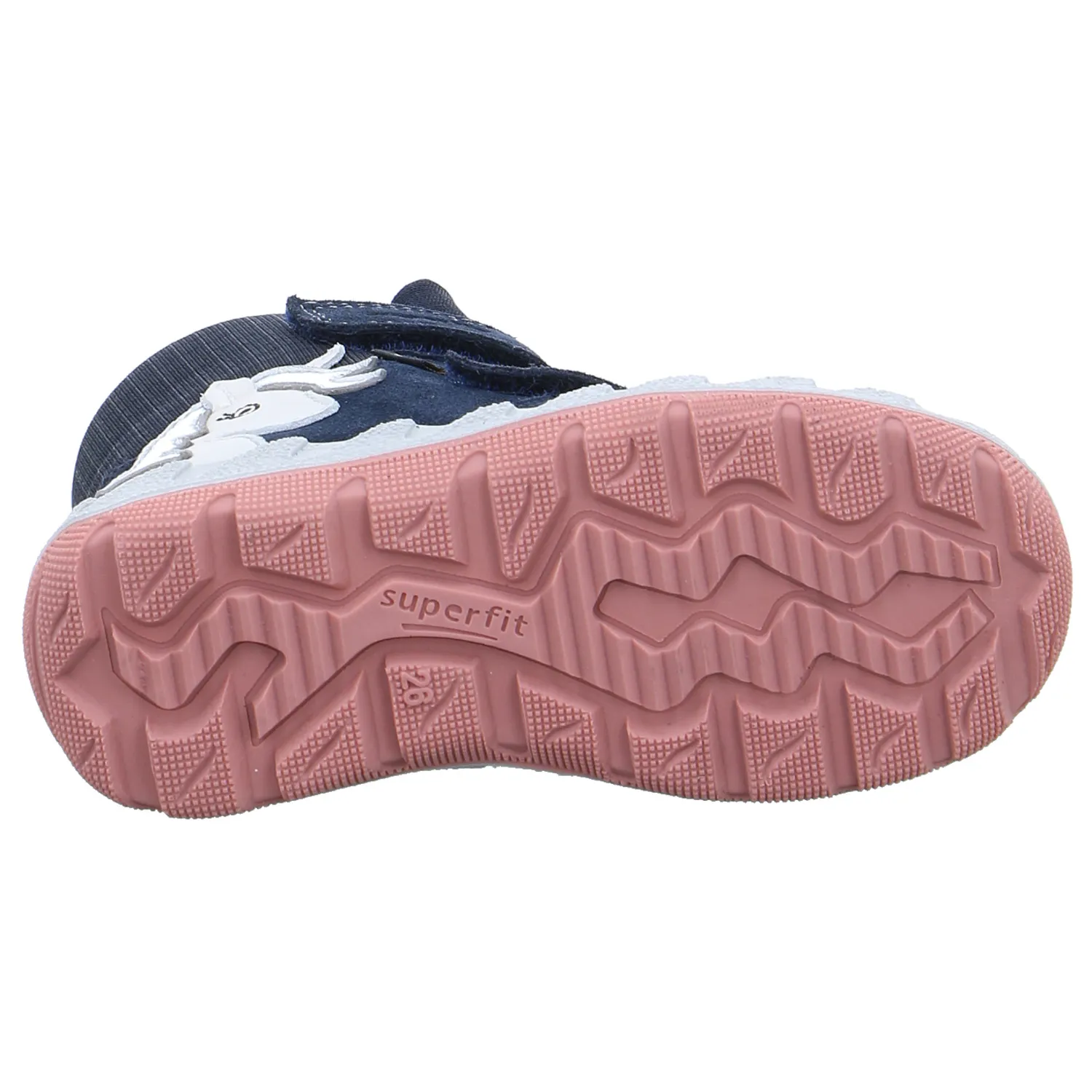 SUPERFIT Kleinkinder-Snowboot  Membran Dunkelblau Textil  Baby-Winterstiefel
