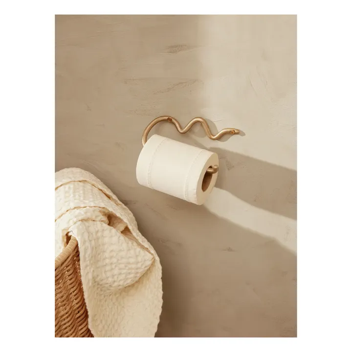 Ferm Living Porte-rouleau Curvature | Laiton