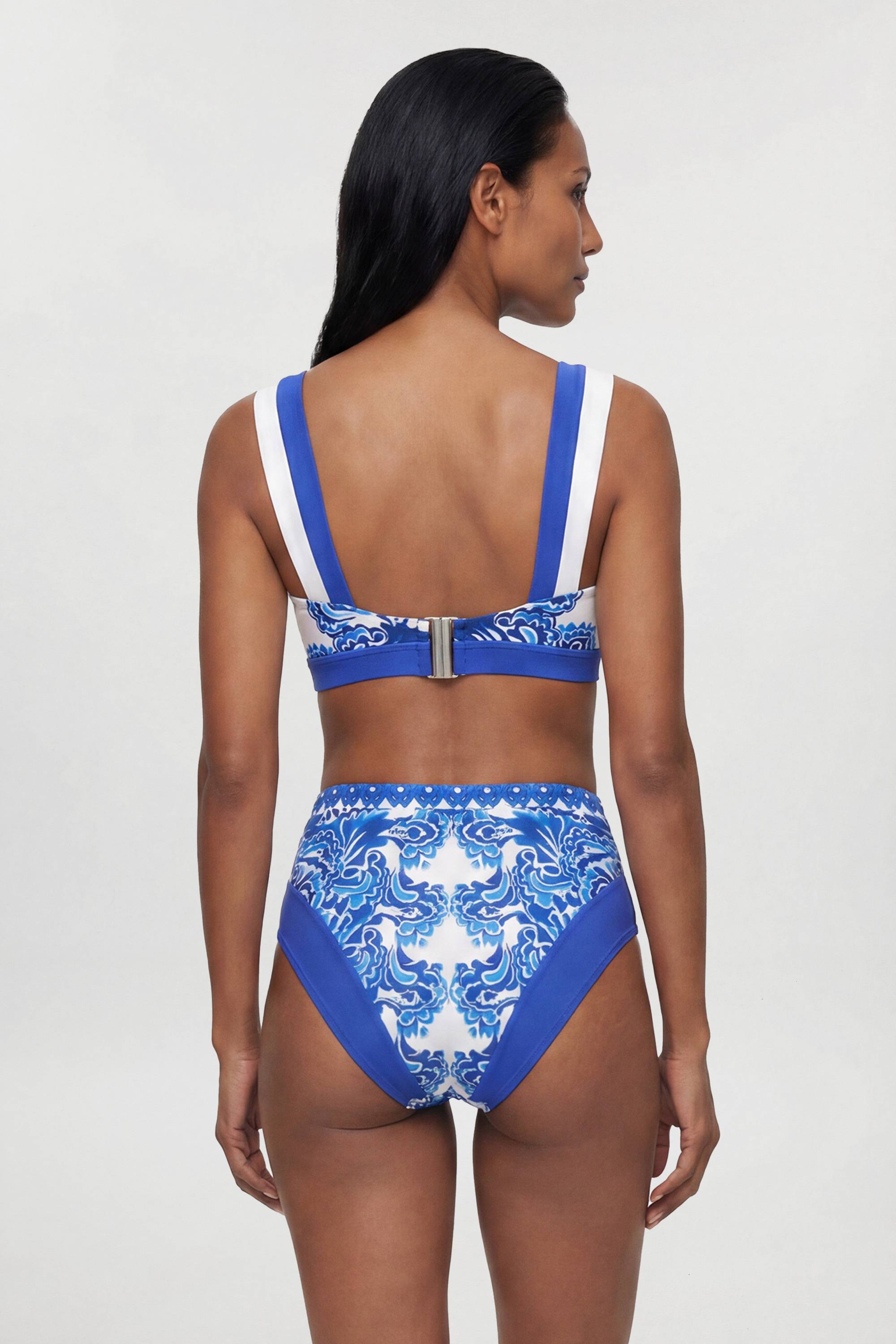 KarenMillen Haut De Bikini À Imprimé Cachemire