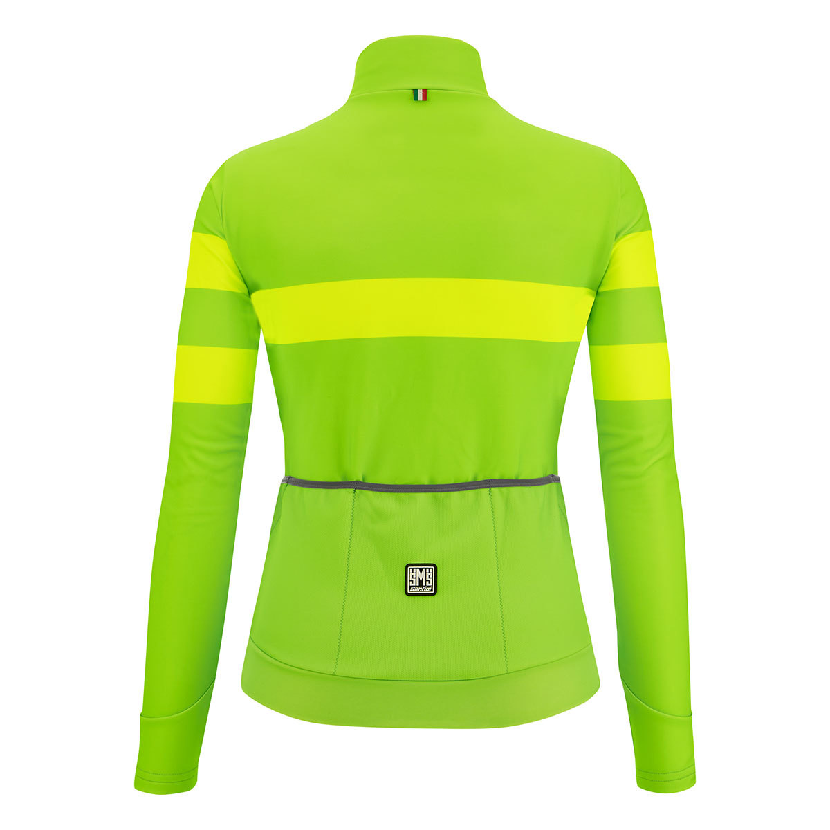 Santini Coral Bengal Thermal Fietsshirt Lange Mouwen Fluo Groen Dames
