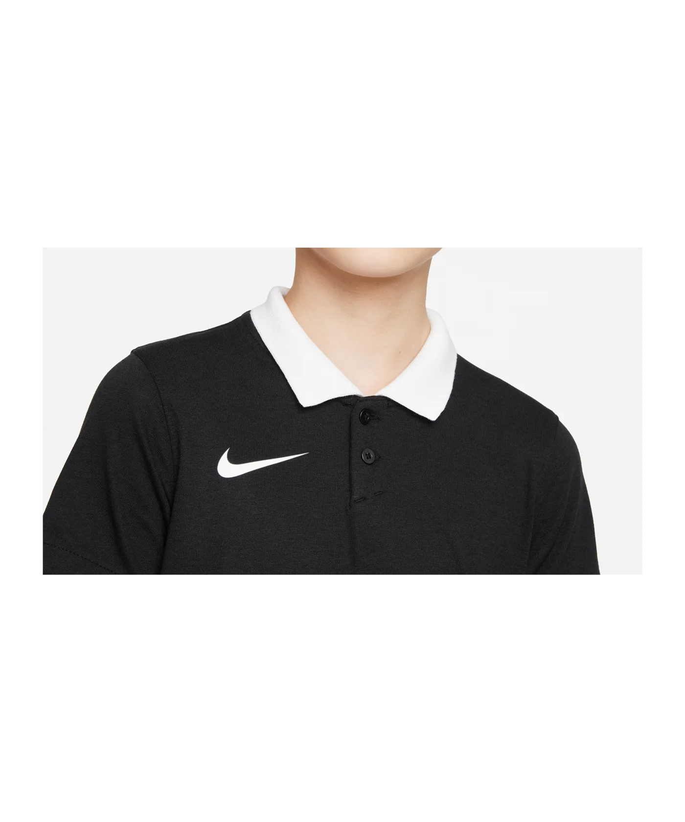 Nike Park 20 Polo Kids Schwarz Weiss F010
