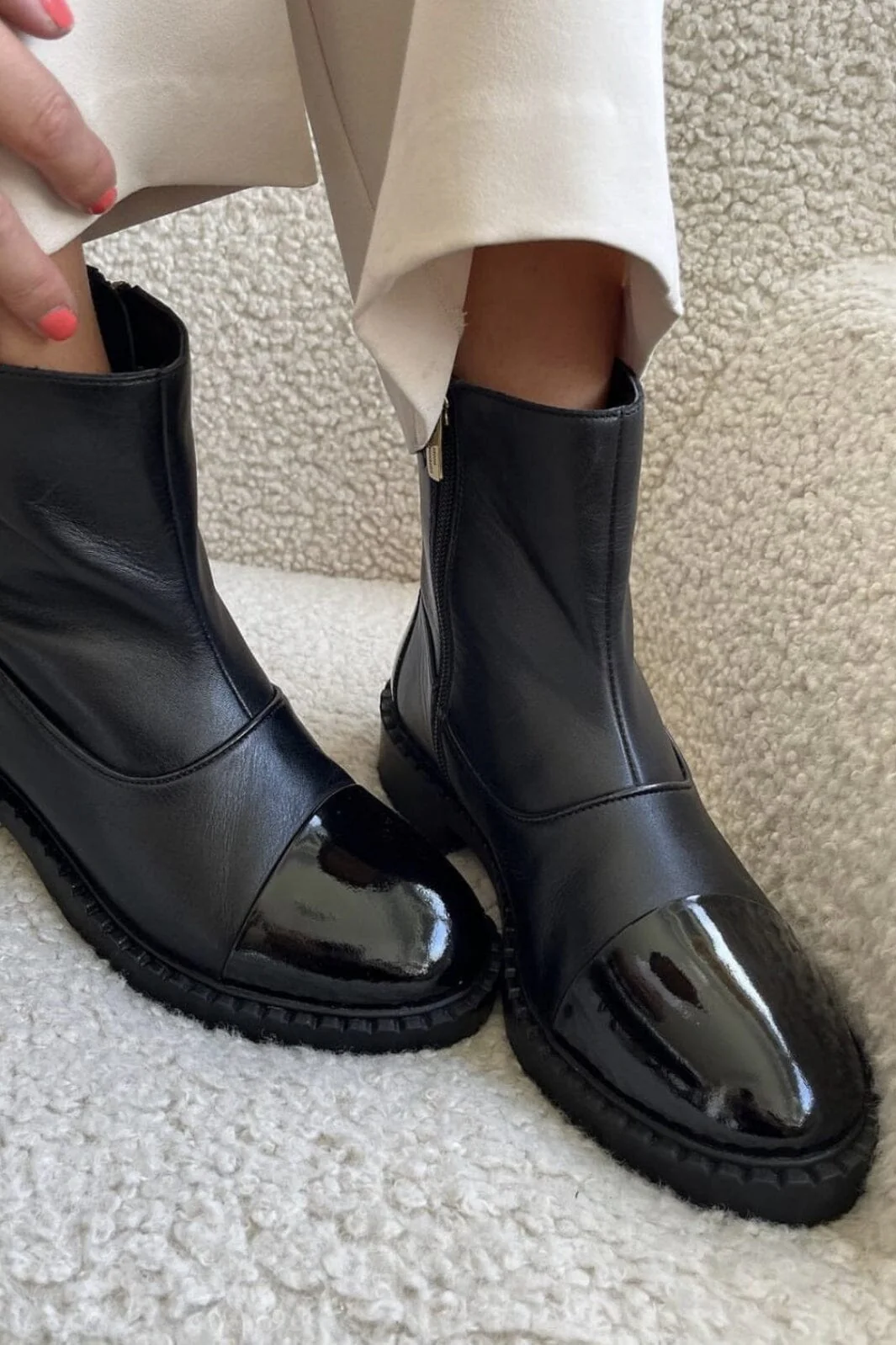 Copenhagen Shoes Amie Boots Patent