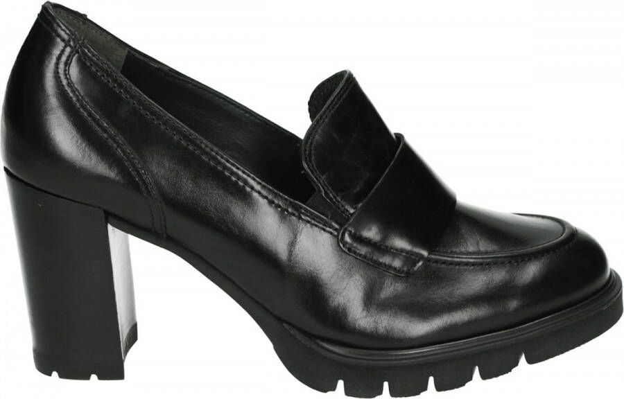 Paul Green Pumps slip-on shoe block heel lage schoen with side stretch insert